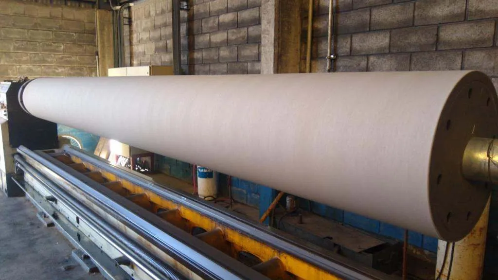 Rodillo de arrastre de 4 m con WCCo as sprayed
