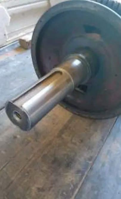 Punta de eje recuperada con ECODUR REBUILD M
