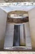 Interior de la celda de carga