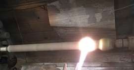 Aplicación del recubrimiento por proyección térmica sobre un vástago